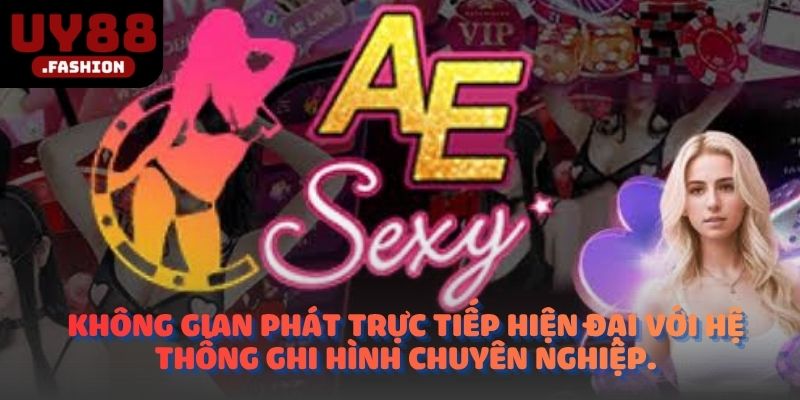 Không gian phát trực tiếp hiện đại với hệ thống ghi hình chuyên nghiệp.